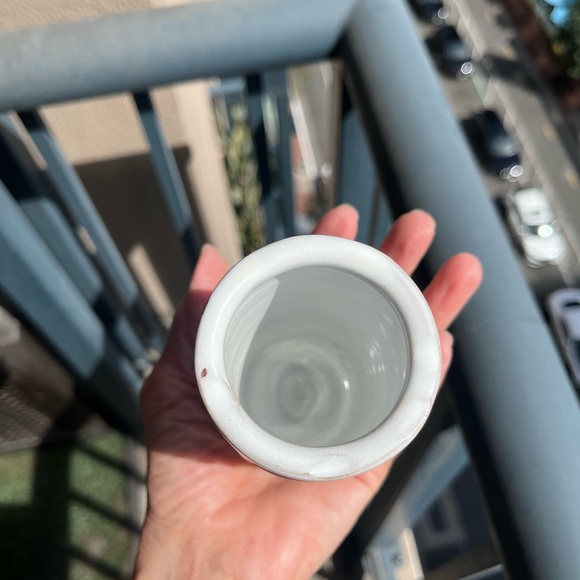 Stephen Pearce Brown and White Irish Art Pottery Vase - Picture 4 of 5